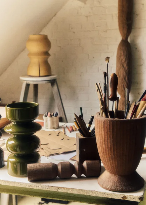 Vase Romie Objetti - Grand Modèle - Vert — image 5