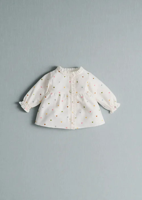 Blouse Adeline - Blanc / Broderies Multico