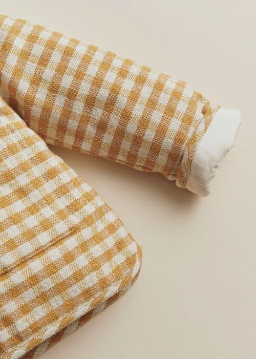 Veste Apolly - Carreaux Vichy Ocre Ecru — image 3