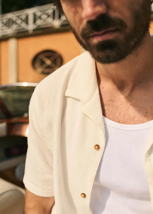 Chemise Holt Coton Lin - Blanc — image 4