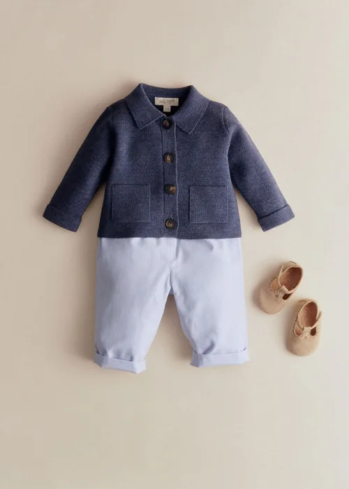 Pantalon Edgar - Mini Carreau Bleu — image 5