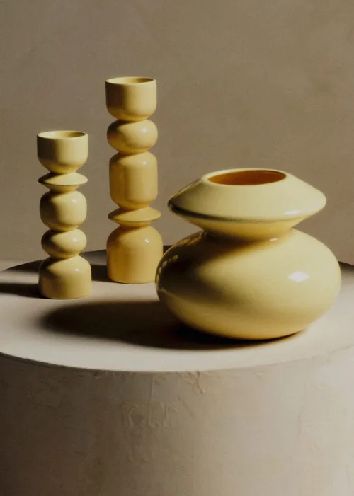 Vase Romie Objetti - Petit Modèle - Jaune — image 4