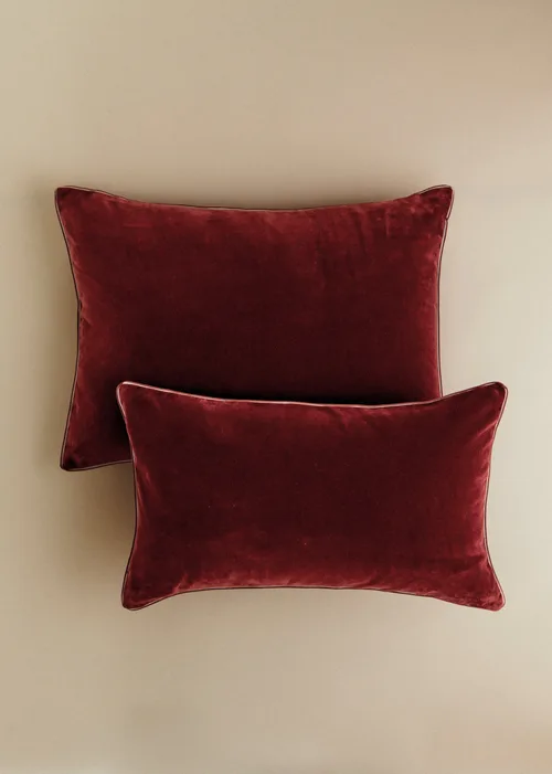 Coussin Velours Édition - Grand modèle - Terre de sienne — image 3
