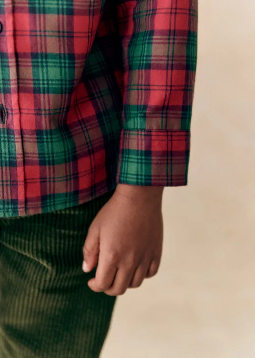 Chemise Joey - Carreaux rouge et vert — image 2