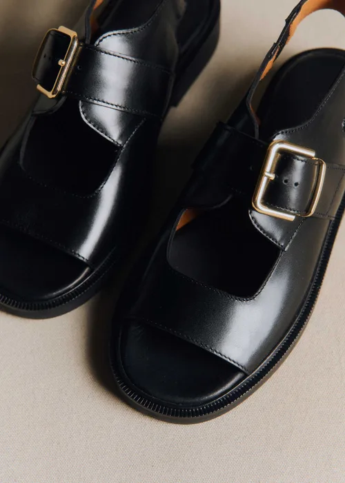 Sandales Low Hector - Noir Glacé — image 4