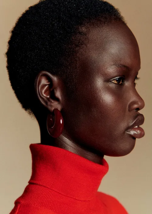 Anneaux Grace - Rouge Carmin — image 3