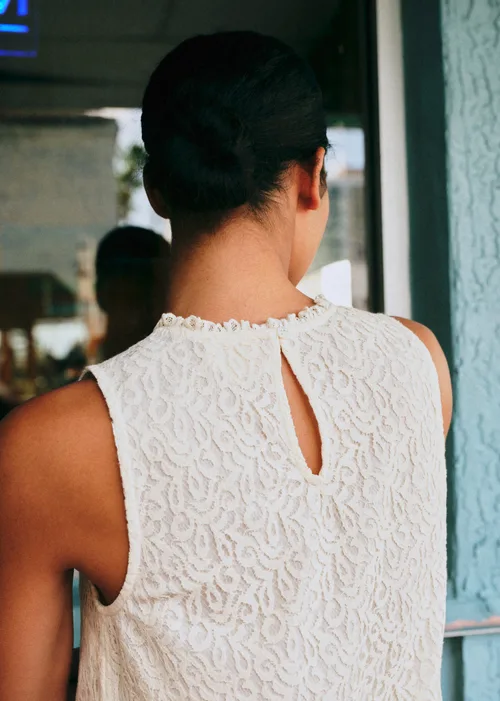 Blouse Celesta - Dentelle Écru — image 3