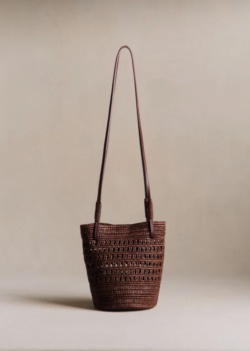 Panier Rosie - Raphia Choco — image 3
