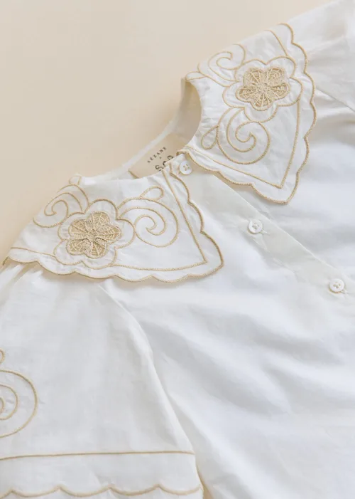 Chemise Avila - Sézane x SEA NY - Broderie Placée Ecru — image 5
