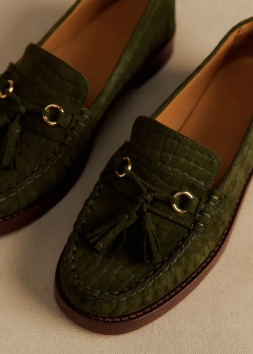 Mocassins Darcie - Vert Croco — image 4
