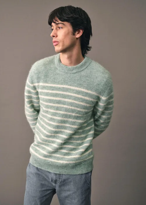 Pull Arwin - Vert d'Eau / Écru — image 4