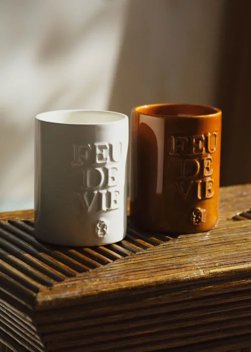 Bougie Feu de vie - La Figue - Écru — image 2