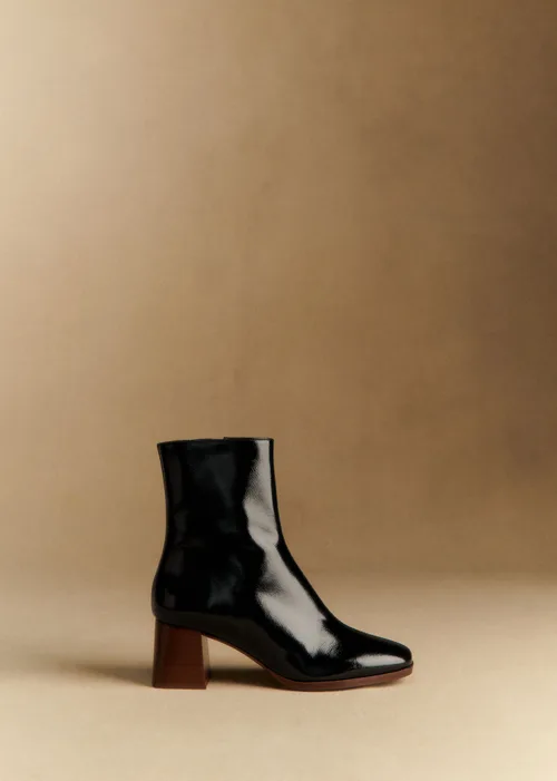 Bottines Axelle - Noir Vernis — image 3
