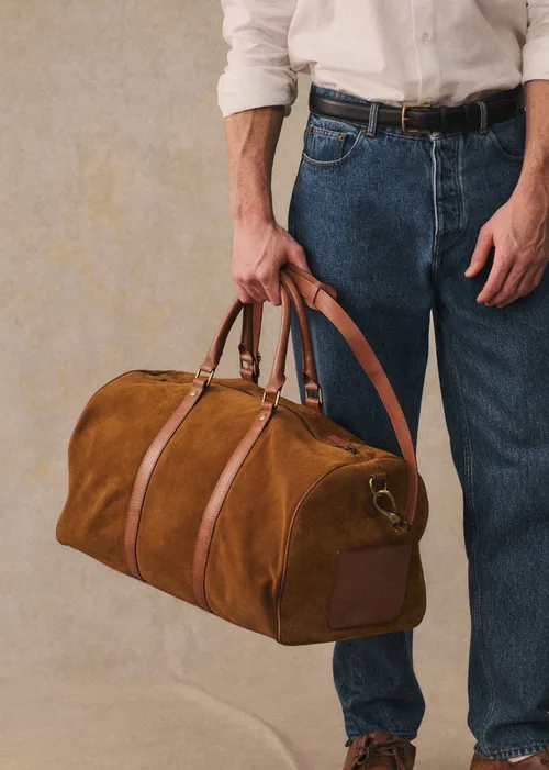 Sac Weekender Larkins - Daim Camel — image 3