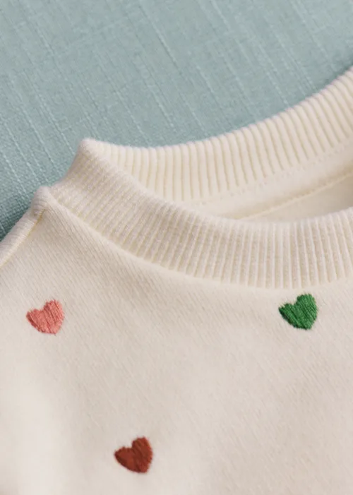 Sweat-Shirt Marceau - Ecru / Coeurs Multico — image 6