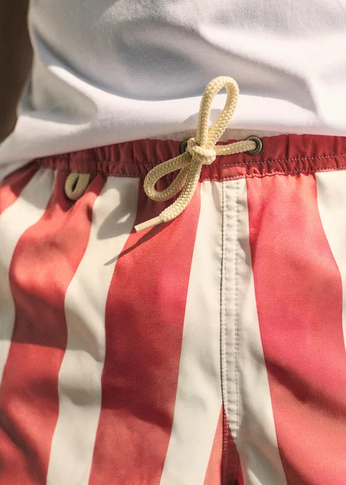 Maillot de bain Rob - Rayures Rouge / Blanc — image 4
