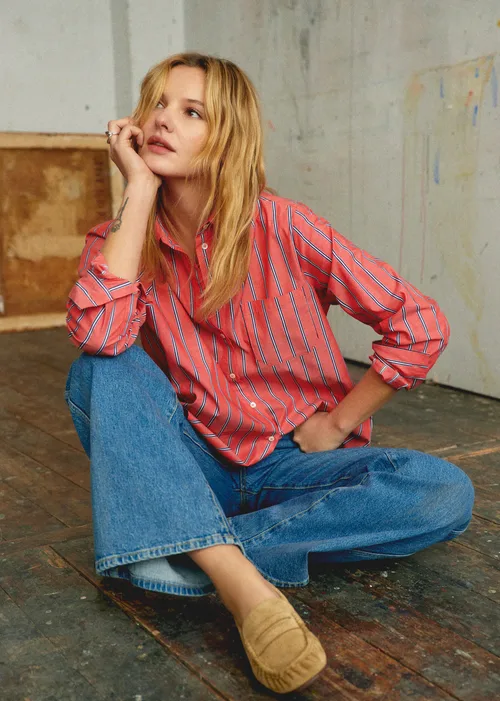 Chemise Max - Rayures Rouge et Ecru — image 3