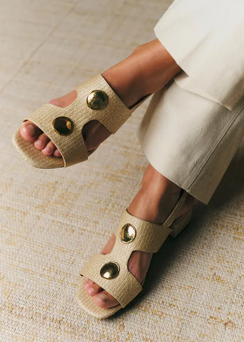 Sandales LYANA - Naturel Textile Tressé — image 6