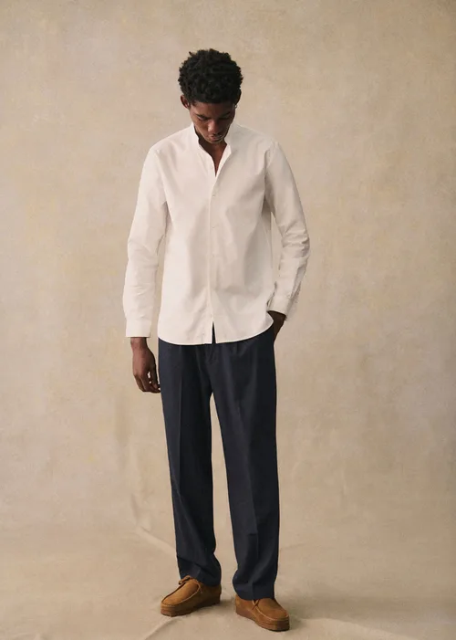 Chemise Edgar Pinpoint - Blanc — image 6