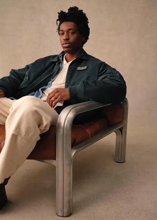 Bomber Octobre Éditions x Schott NYC - Marine — image 3