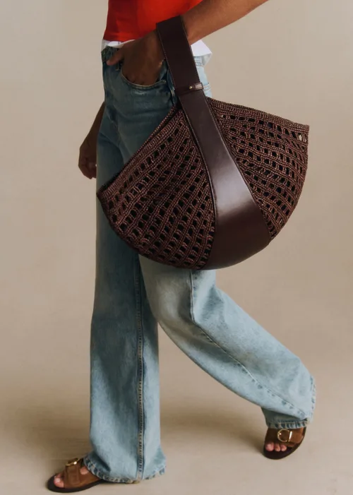Panier Cleo - Raphia Choco — image 4