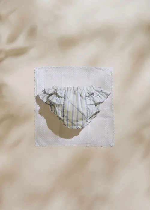 Bloomer Clélia - Rayures Lavande Broderie — image 5
