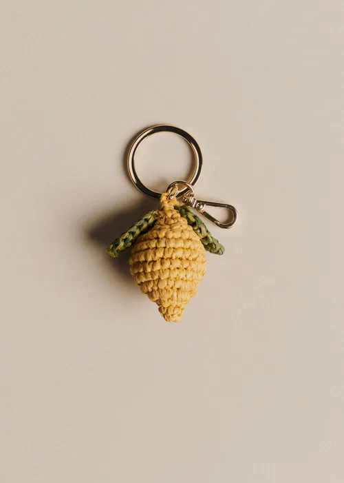 Accessoire de sac Citron - Raphia Jaune