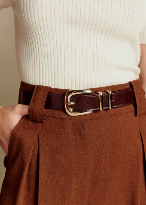 Ceinture Oria - Choco Lisse — image 6