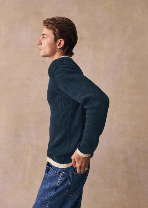Pull Fenno - Bleu / Ecru — image 5
