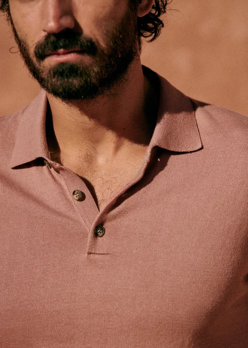Polo Maille Riviera - Vieux Rose — image 5