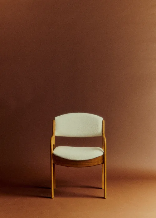 Fauteuil vintage scandinave - Bois — image 5