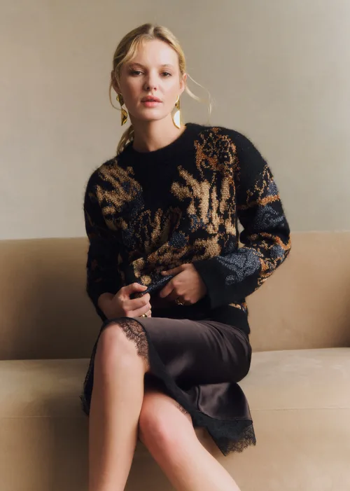 Pull Irina - Multico Noir — image 3