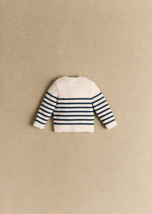 Pull Malo - Naturel / Marine — image 4