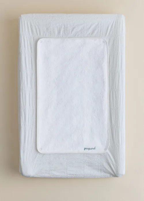 Housse matelas à langer - Broderie Patchwork
