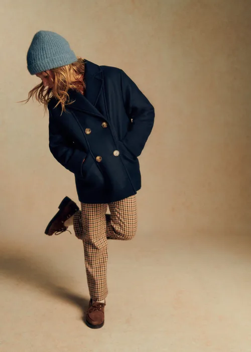 Pantalon Ciara - Carreaux Camel Beige et Noir — image 5