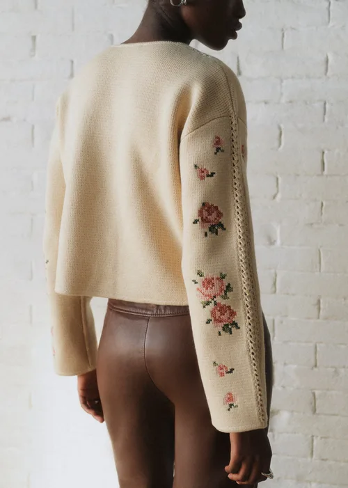 Gilet Caroline - Sézane x Sea NY - Crème Brodé — image 4