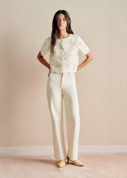 Chemise Norissa - Guipure Unie Ecru — image 3