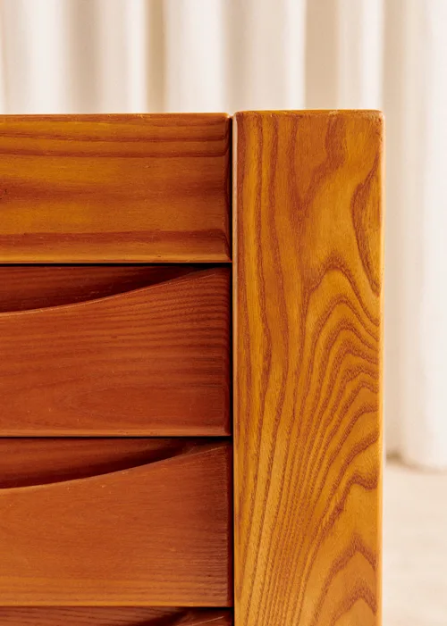Bureau Maison Regain années 70 - Orme Massif — image 3
