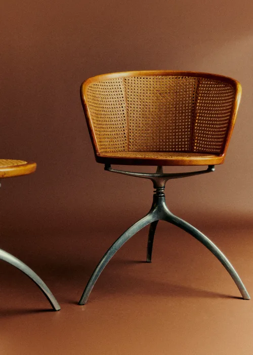 Paire de fauteuils Young Lady de Paolo Rizzatto pour Alias années 90 - Cannage — image 3