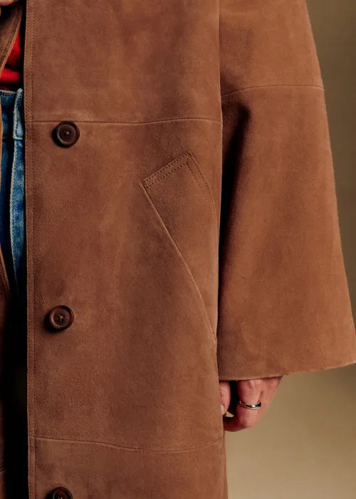 Manteau Clyde - Camel Daim — image 5