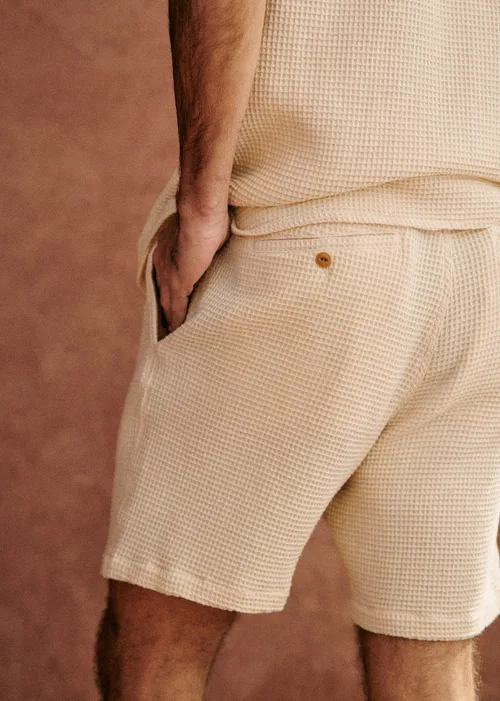 Short Priam Gaufré - Écru — image 3