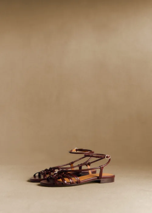 Sandales Low Gloria - Chocolat Lisse — image 4
