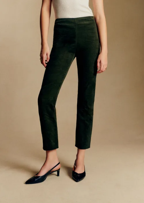 Velours Kaki