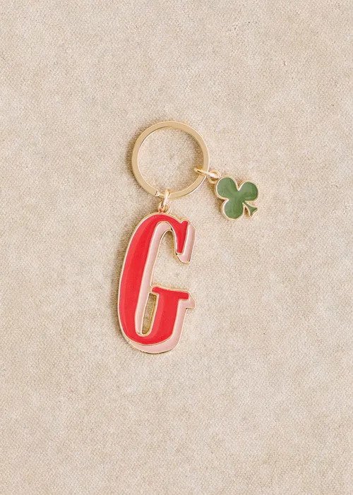 Porte-Clé Abécédaire - Lettre G - Rouge — image 2