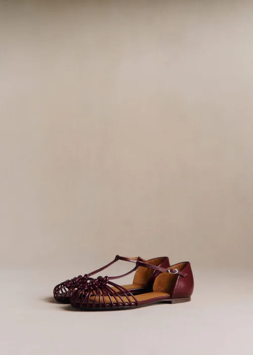 Sandales Low Mira - Bordeaux Lisse — image 6