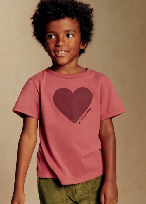 T-Shirt La Chamade - Bois de Rose / Bordeaux