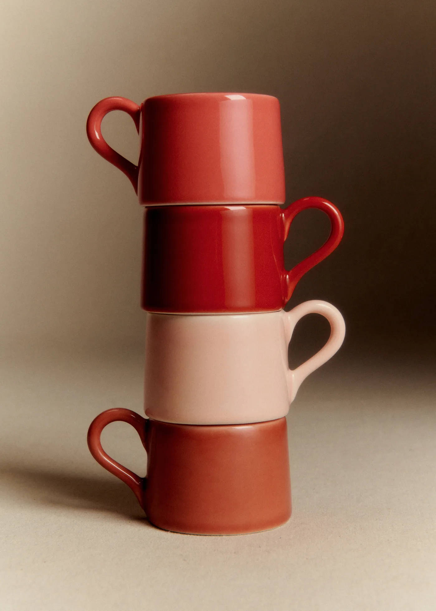 Coffret de 4 tasses expresso - Rose