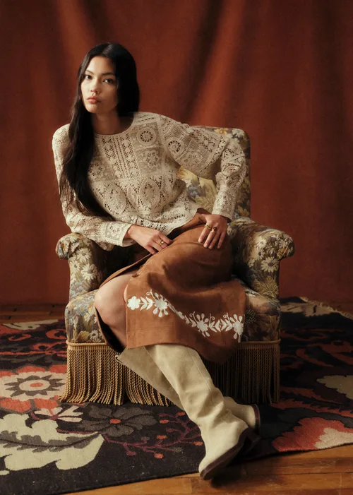 Blouse Jorden - Sézane x Baziszt - Ecru — image 5