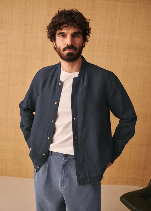 Surchemise Ellis Lin - Bleu Foncé