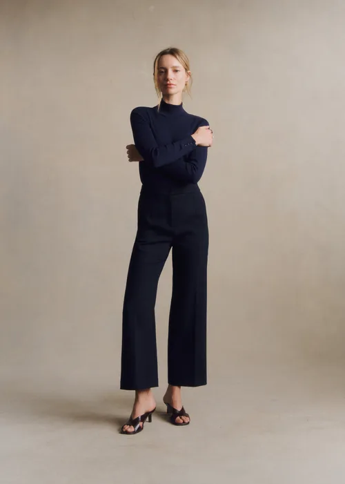 Pantalon Martin Crop - Marine — image 4